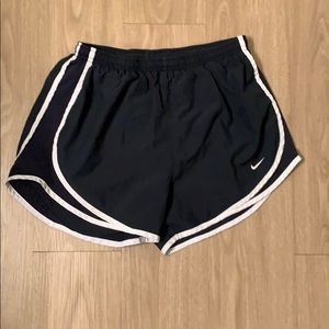 Navy Nike running shorts